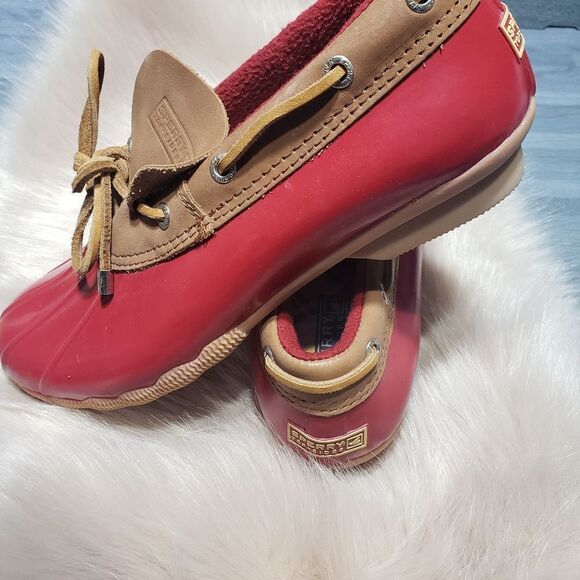 Sperry Top-Sider Women's Angelfish red Boat Shoe - Picture 3 of 6